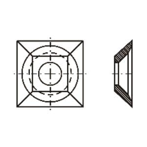 IGM Vendbar kniv HWM - 21x21x5 Tre
