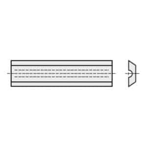 IGM vendbar kniv HWM - 30x8x1,5 mm type Leitz