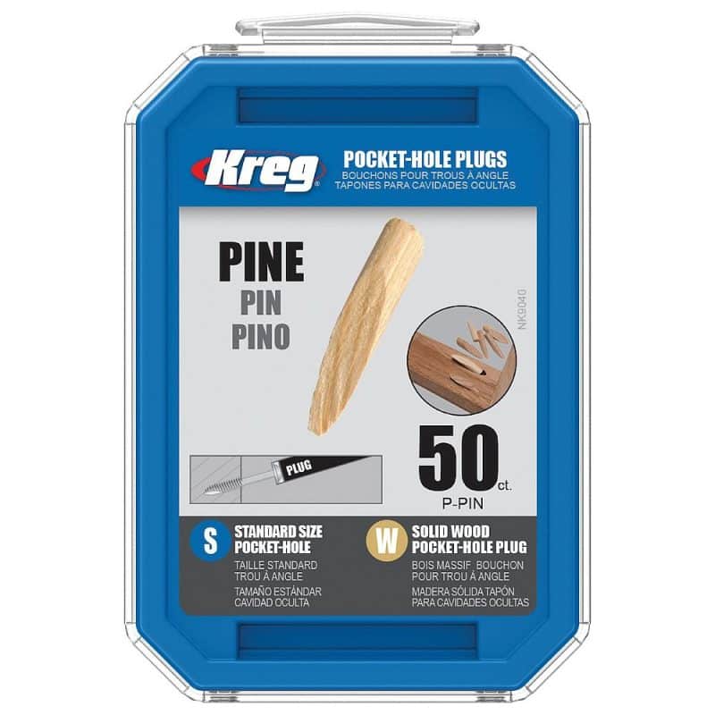 Kreg Standard Pocket-Hole Plugs - furu, 50 stk