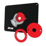 Kreg Precision-innleggsplate for fresebord - uboret