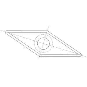 IGM RSS-CB Rektangulær kniv - 27x10x2,5 HW