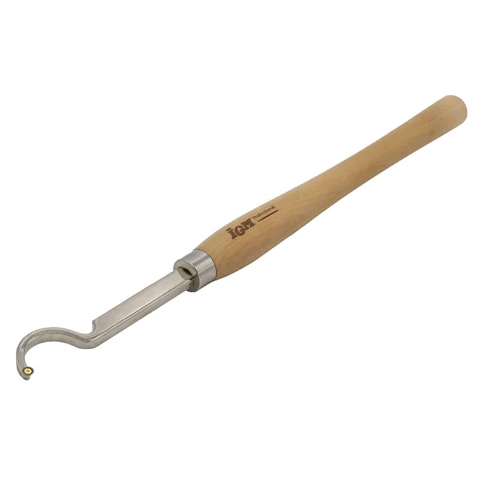 IGM Chrome Woodturning Hollower Deep Swan Neck