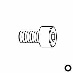 Gjenget stift - M8x25x33 D13 IGM