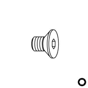 Skrue for sporskjærer - M5x12 for C92408110