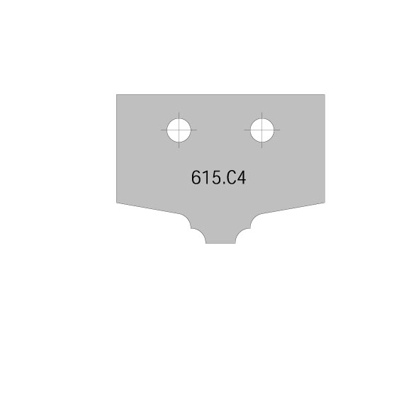 Profil HWM Kniv C4 for kutter C615