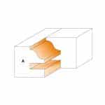 CMT Kniv til C694014 - Knivpar, Profil A 40x24,5x2 mm