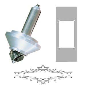 CMT overfresersett, fres S=8 mm, klassisk mal og ramme