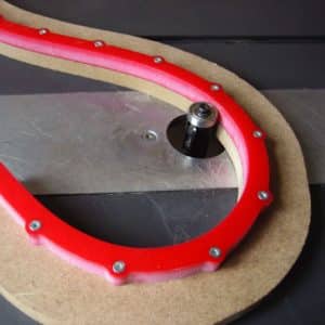 IGM Fleksibel mal for buet og buet fresing - 1000x18x18 mm