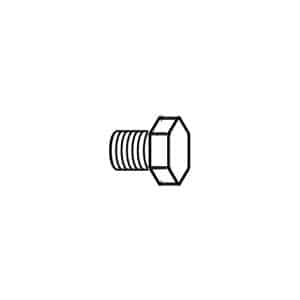 Skrue - M6x20 DIN933 Zn, sett med 5 stk