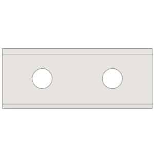 IGM N011 Vendbar kniv HWM Z2 - 50x12x1,5 UNI