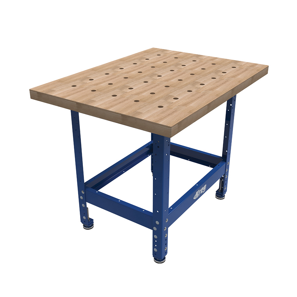 Kreg benkplate i hardt tre med hundehull - 610 mm x 813 mm - Bilde 2