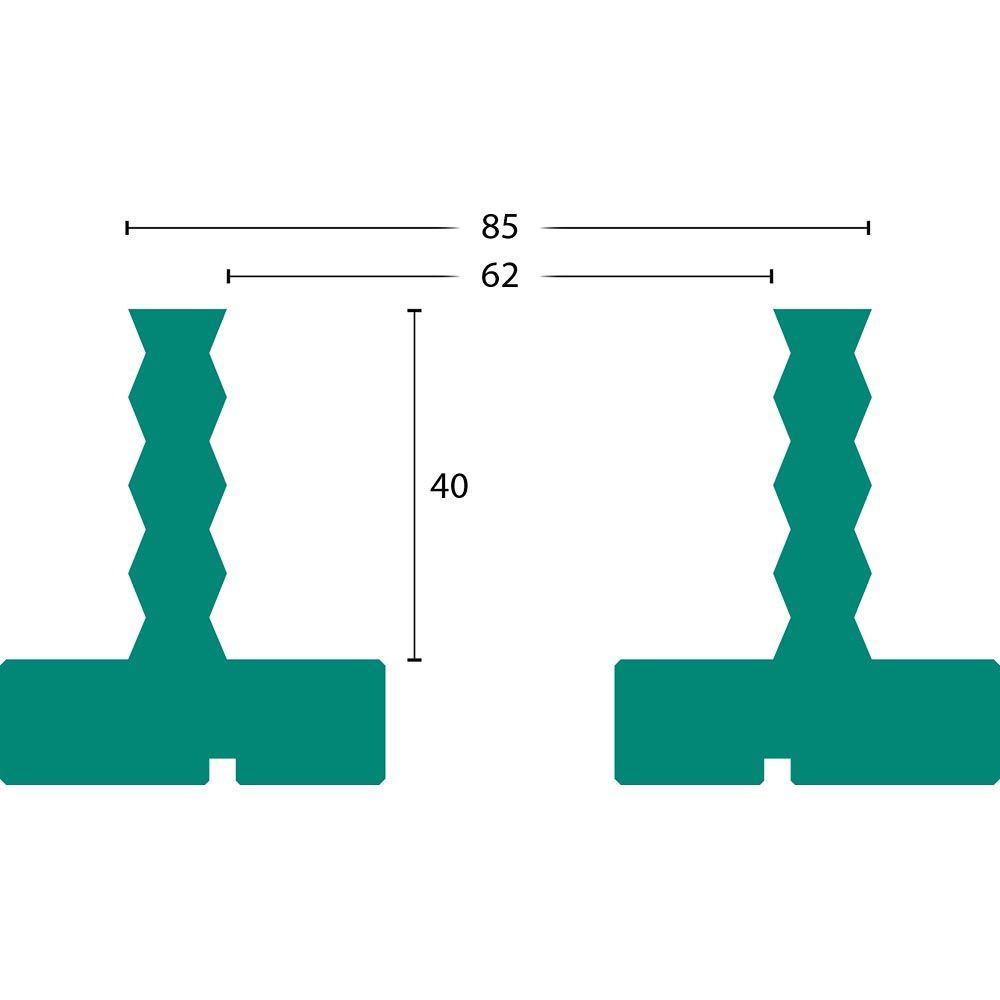 Deep Grip Jaws for tredreiing - Bilde 2