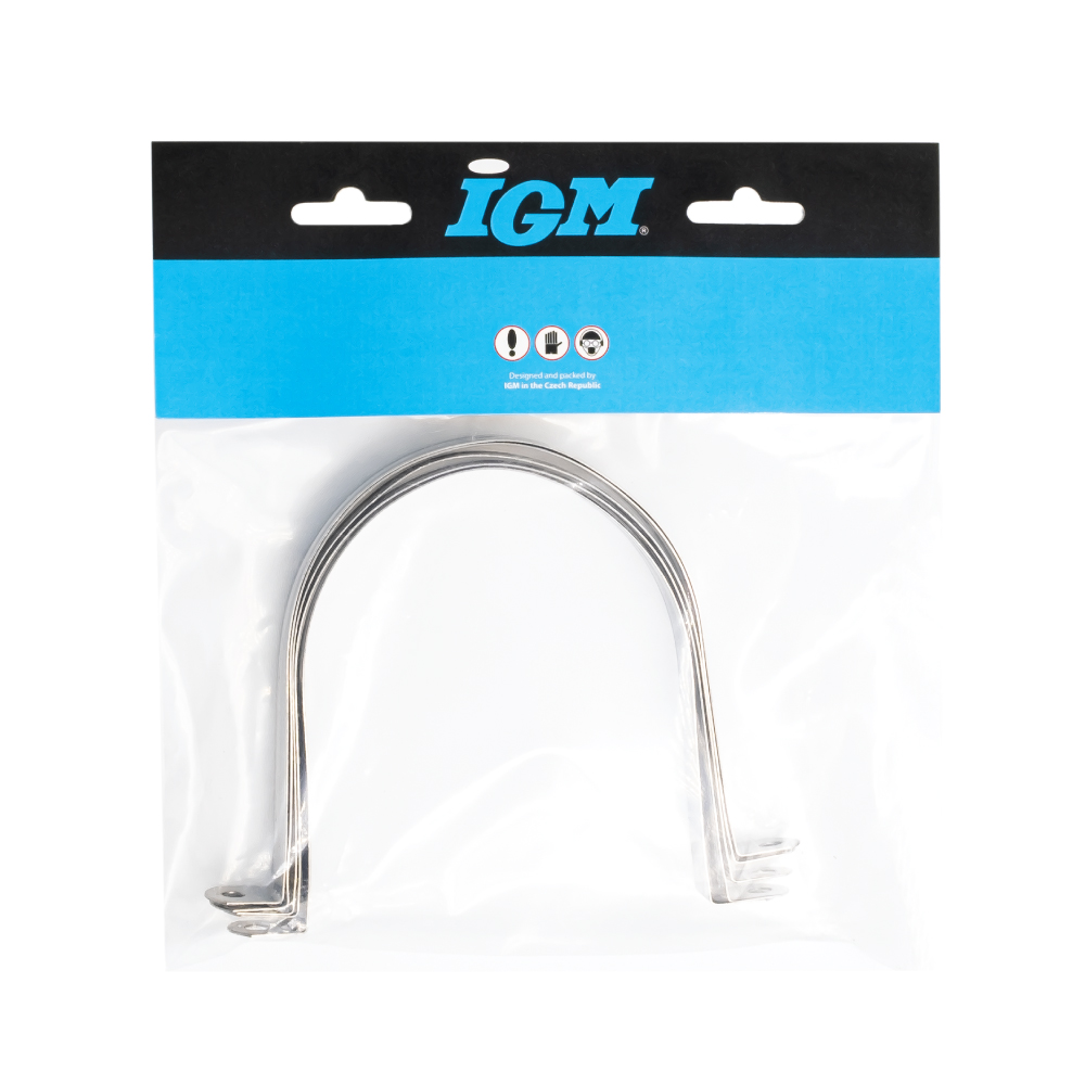IGM Rustfrie slangeoppheng for slange 100 mm, sett med 5 stk - Bilde 5