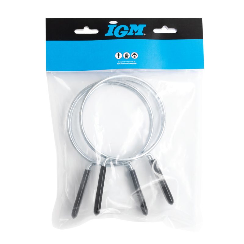 IGM dobbel hurtigkobling 100 mm slangefesteklemme, 2 stk sett - Bilde 4