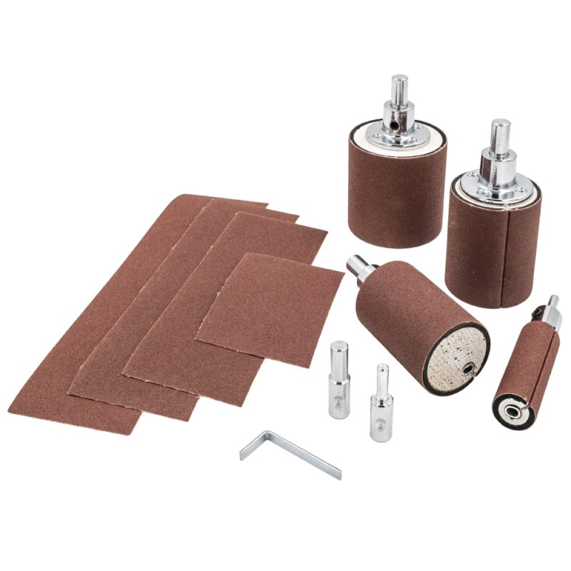 IGM Trommelslipersett 4 stk - D25 mm, 53 mm, 63,5 mm, 75 mm - Bilde 2