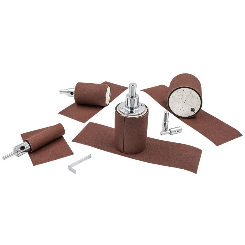 IGM Trommelslipersett 4 stk - D25 mm, 53 mm, 63,5 mm, 75 mm - Bilde 4