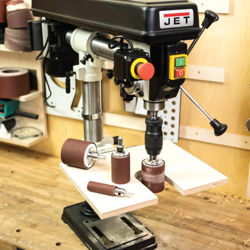 IGM Trommelslipersett 4 stk - D25 mm, 53 mm, 63,5 mm, 75 mm - Bilde 5
