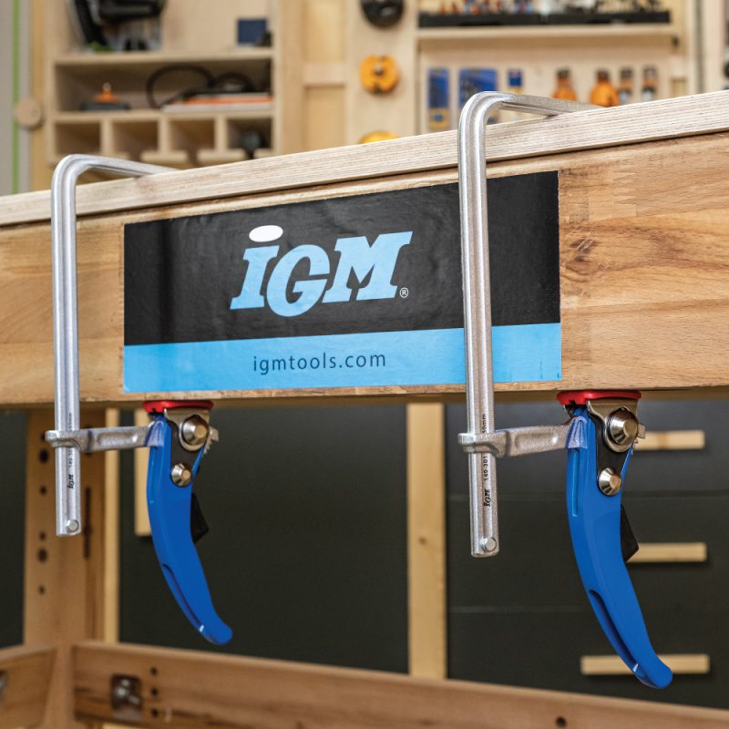 IGM smidd hurtigspakskinneklemme - 160 x 60 mm - Bilde 5