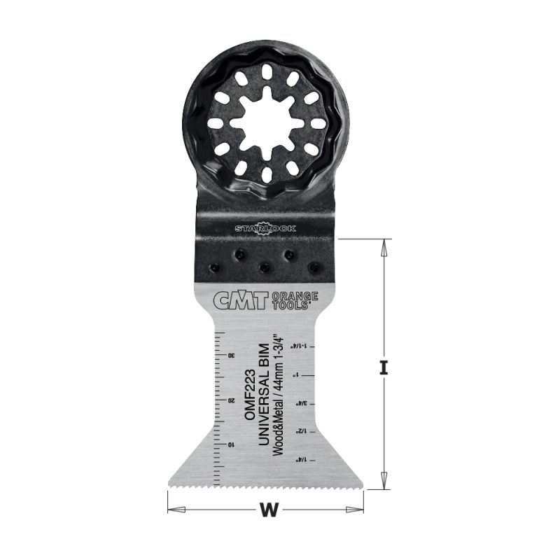 CMT Starlock Dykk- og planskåret BIM for tre og metall, lang levetid - 44 mm - Bilde 2