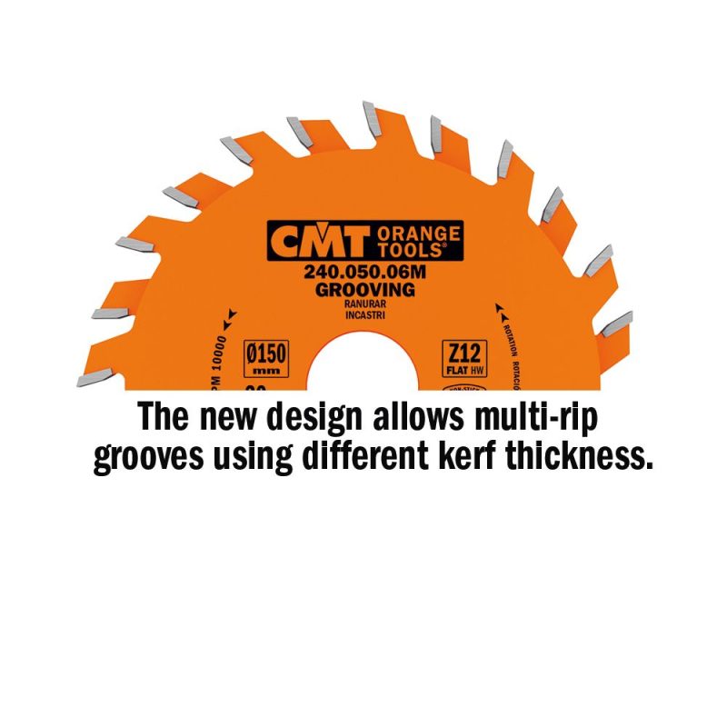 CMT Orange industrisagblad for rilleskjæring - D180x4 d30 Z18 HW - Bilde 4