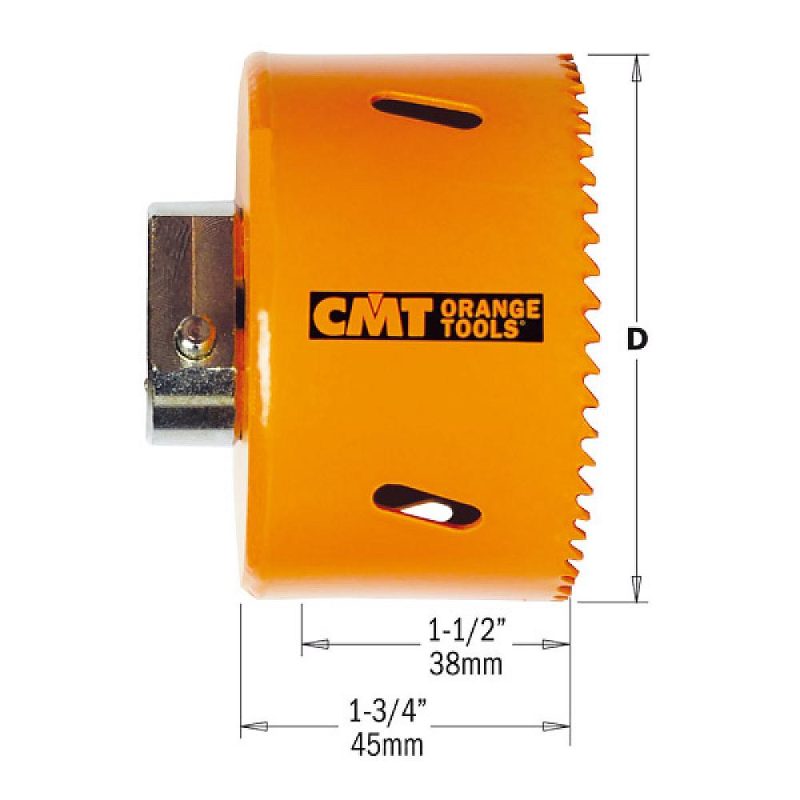 CMT C551 FASTX4 Bi-Metal Plus hullsag - D25x38 L45 - Bilde 2