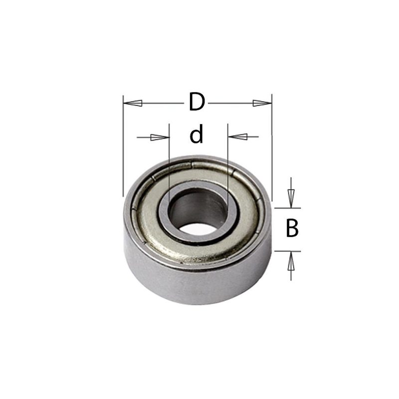 791.033.00 lager - D6,35 d3,17 B2,8 - Bilde 2