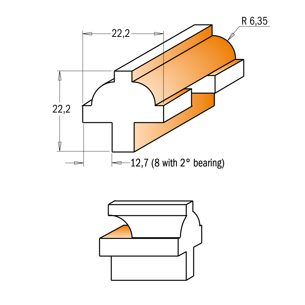 Sett med skillevegger for glassdør - 3stk S=8 HW - Bilde 2