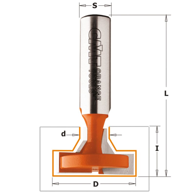 CMT C950.6 T-spor Bit HW - D28x13,5 d11 S=12 - Bilde 2
