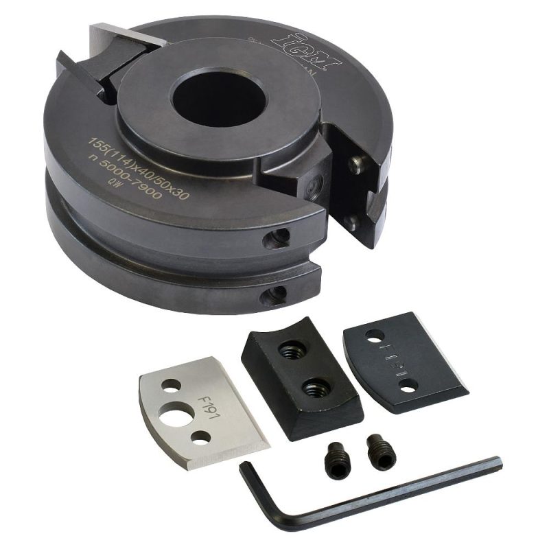 IGM Multiprofile Cutter Head, 7 stk. sett MAN - D120x40-50 d30 STEEL - Bilde 4