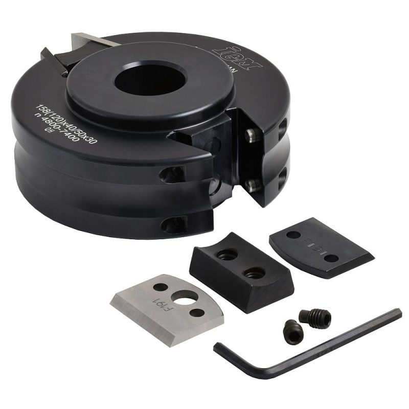 IGM Multiprofile Cutter Head, 7 stk. sett MAN - D120x40-50 d30 ALU - Bilde 4