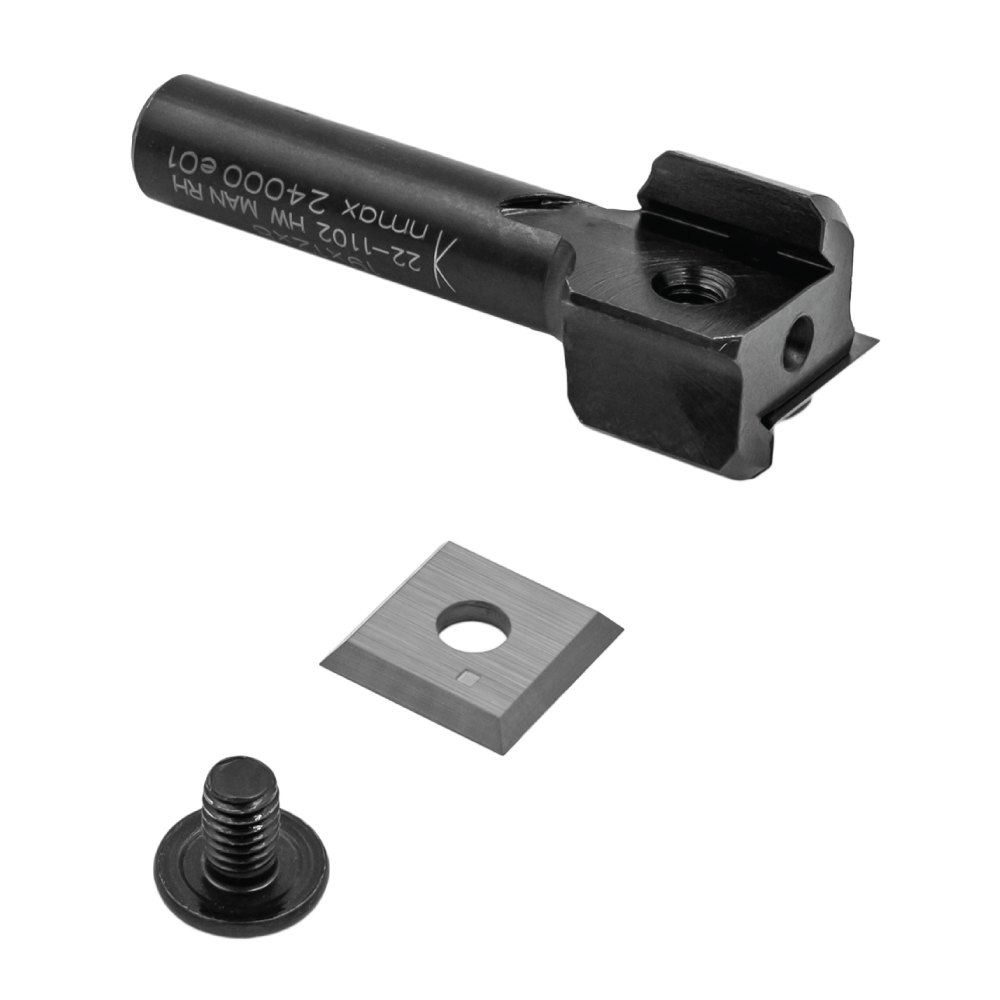 IGM F043 Trimming av freser TC Kniver uten lager - D19x12 L45 S=8 - Bilde 3