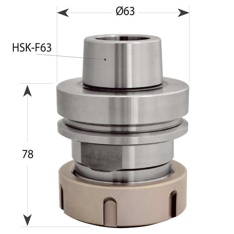 IGM Chuck HSK F63 ER40 for CNC RH&LH - Bilde 2