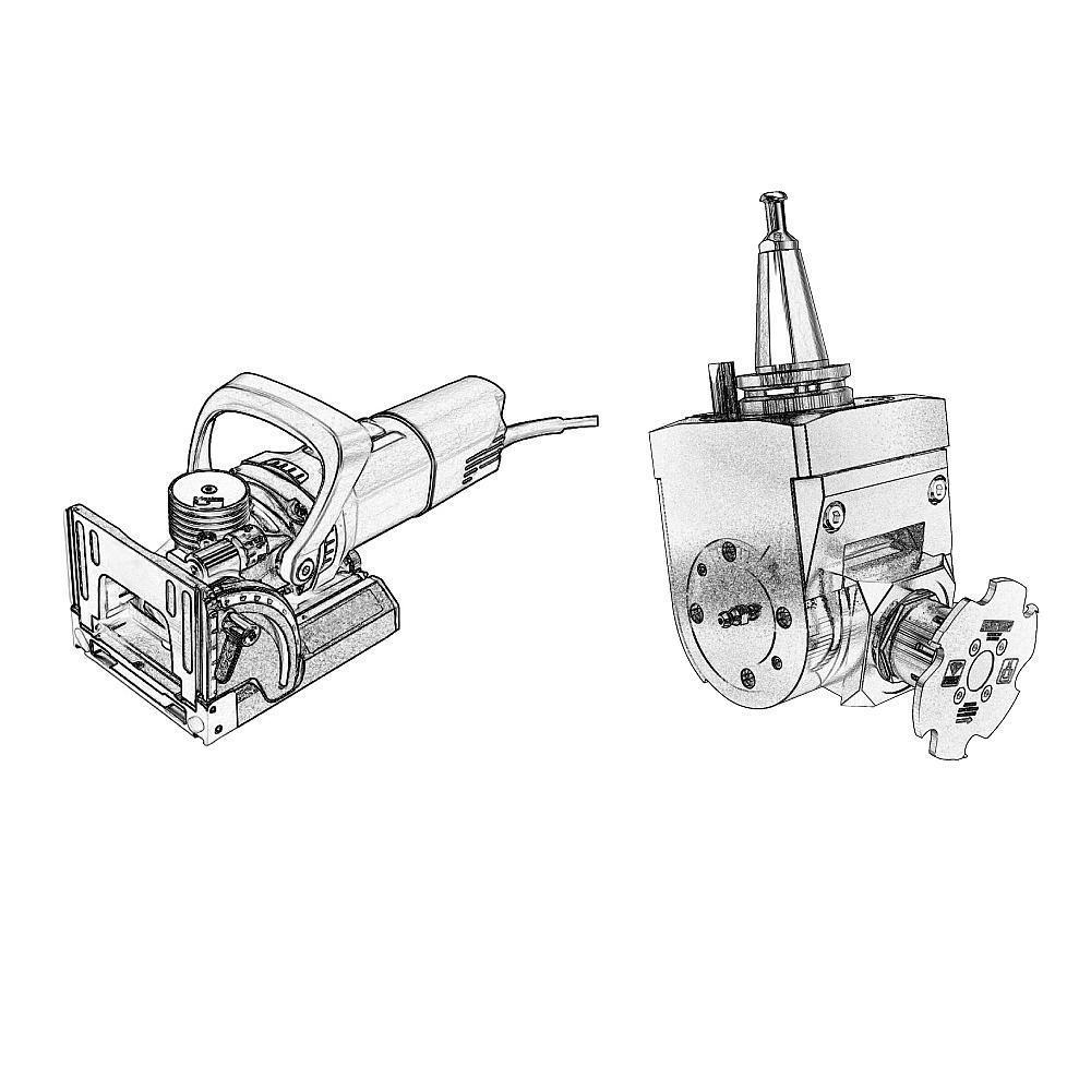 IGM F602 Kutter for kjeksskjøter MAN - D100x4 d22 Z4+4 STEEL - Bilde 4