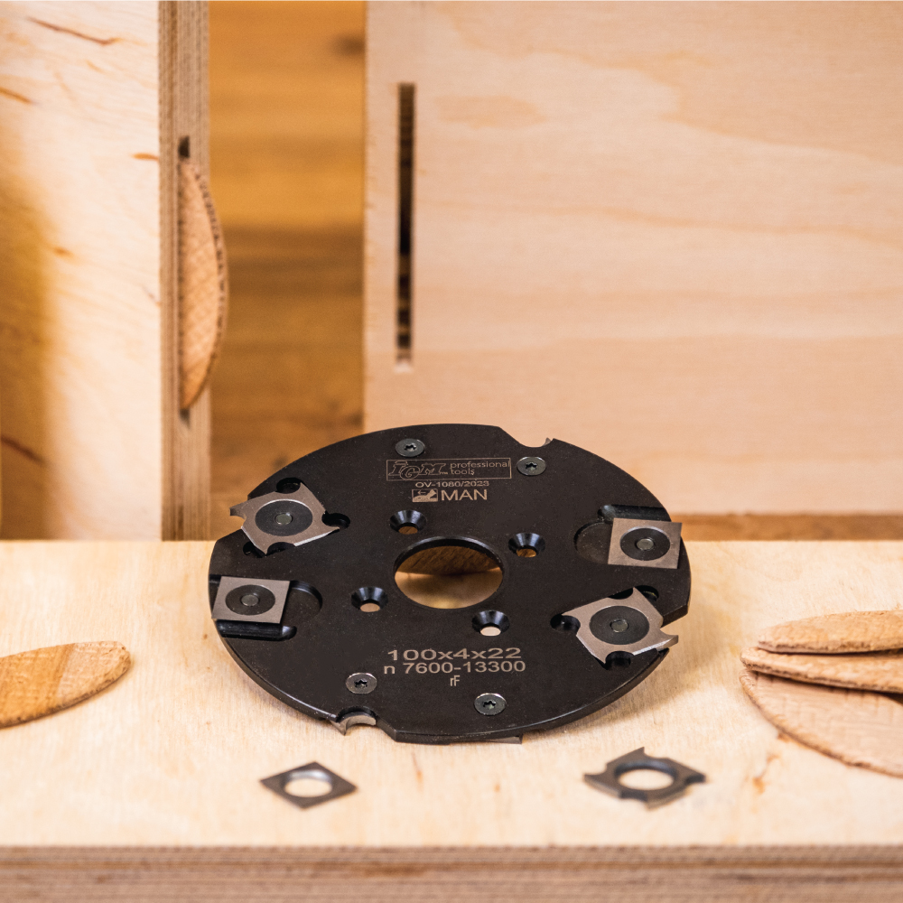 IGM F602 Kutter for kjeksskjøter MAN - D100x4 d22 Z4+4 STEEL - Bilde 5