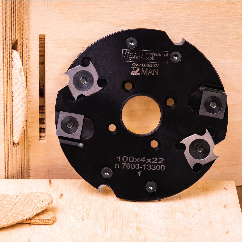 IGM F602 Kutter for kjeksskjøter MAN - D100x4 d22 Z4+4 STEEL - Bilde 6