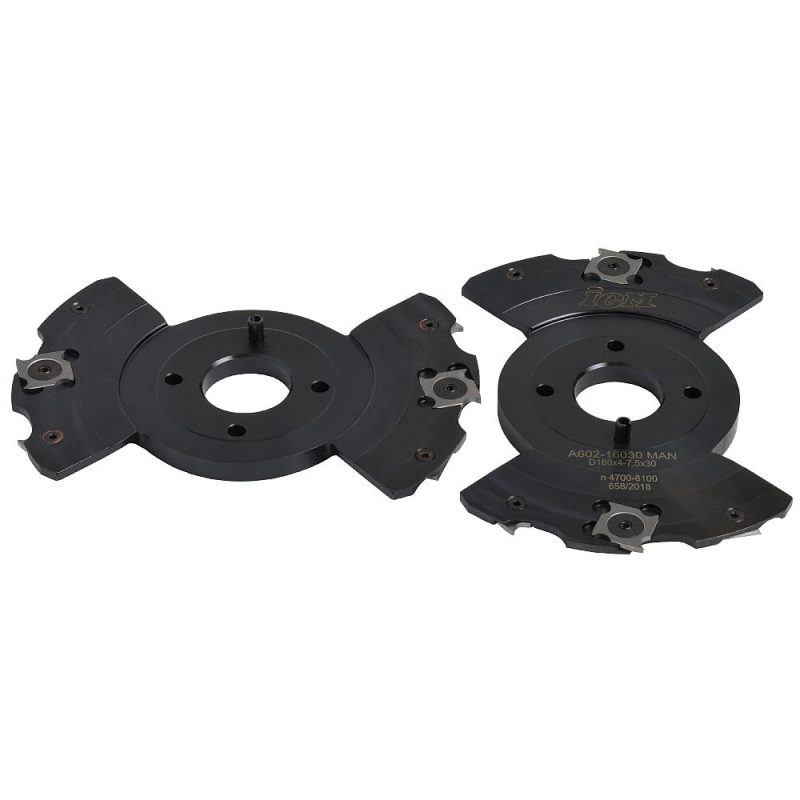IGM F602 Justerbart rilleskærehode MAN - D160x4-7,5 d30 Z4+4 STEEL - Bilde 3