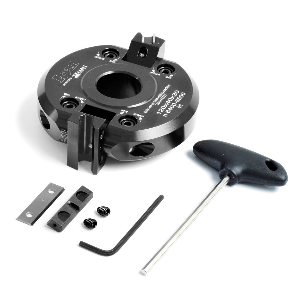 IGM F607 Justerbart hode for fasfres +-45° MAN - D120x40 d30 Z2 ALU - Bilde 4