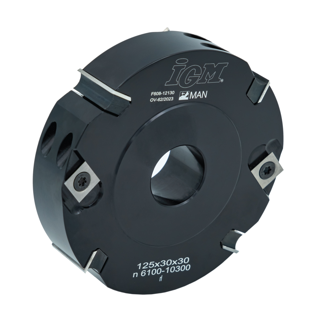 IGM F608 Falsskjærehode MAN - D125x30 d30 Z4 V4 ALU - Bilde 3