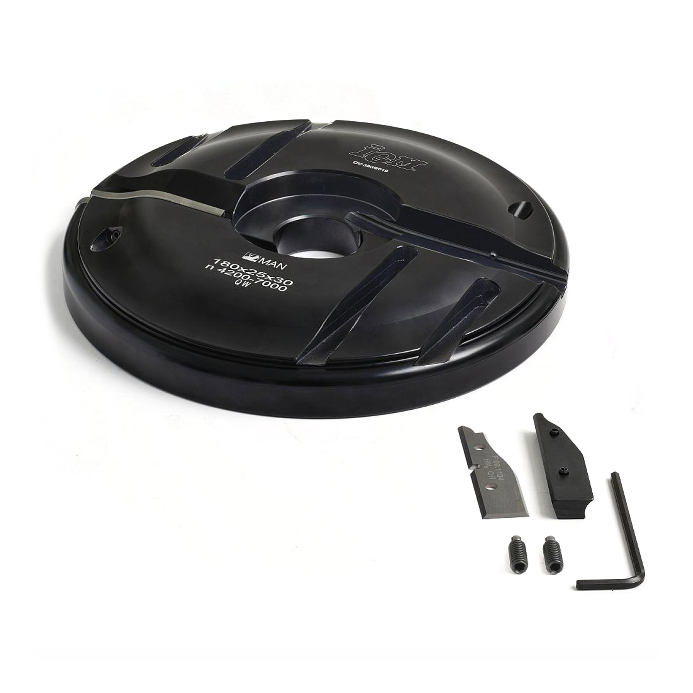 IGM F632 Forhøyet panelskjærehode MAN - D180x25 d30 Z2 ALU - Bilde 2