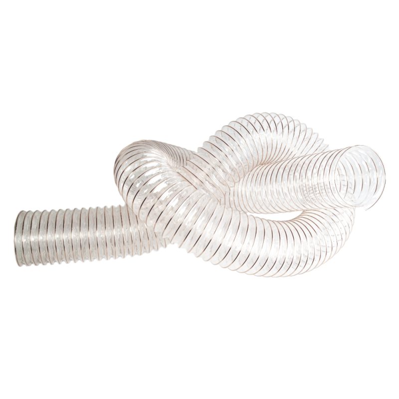 Transparent avtrekksslange for 100 mm utløp - 2,5 m lengde - Bilde 2