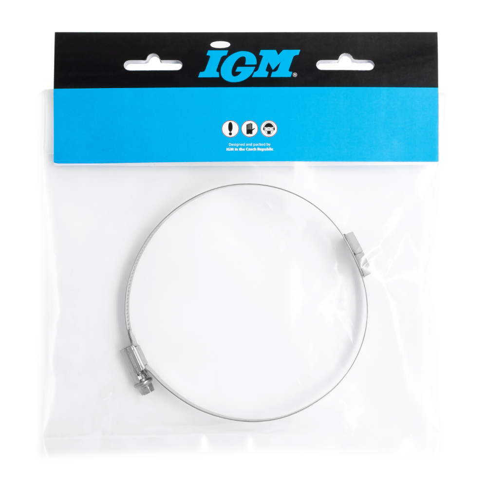 IGM slangefesteklemme, D100-122 mm, 9 mm bred - Bilde 2