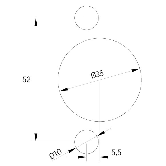 IGM FMB5255 Multiborhode 52-5,5 mm for HETTICH, WÜRTH-hengsler - Bilde 7