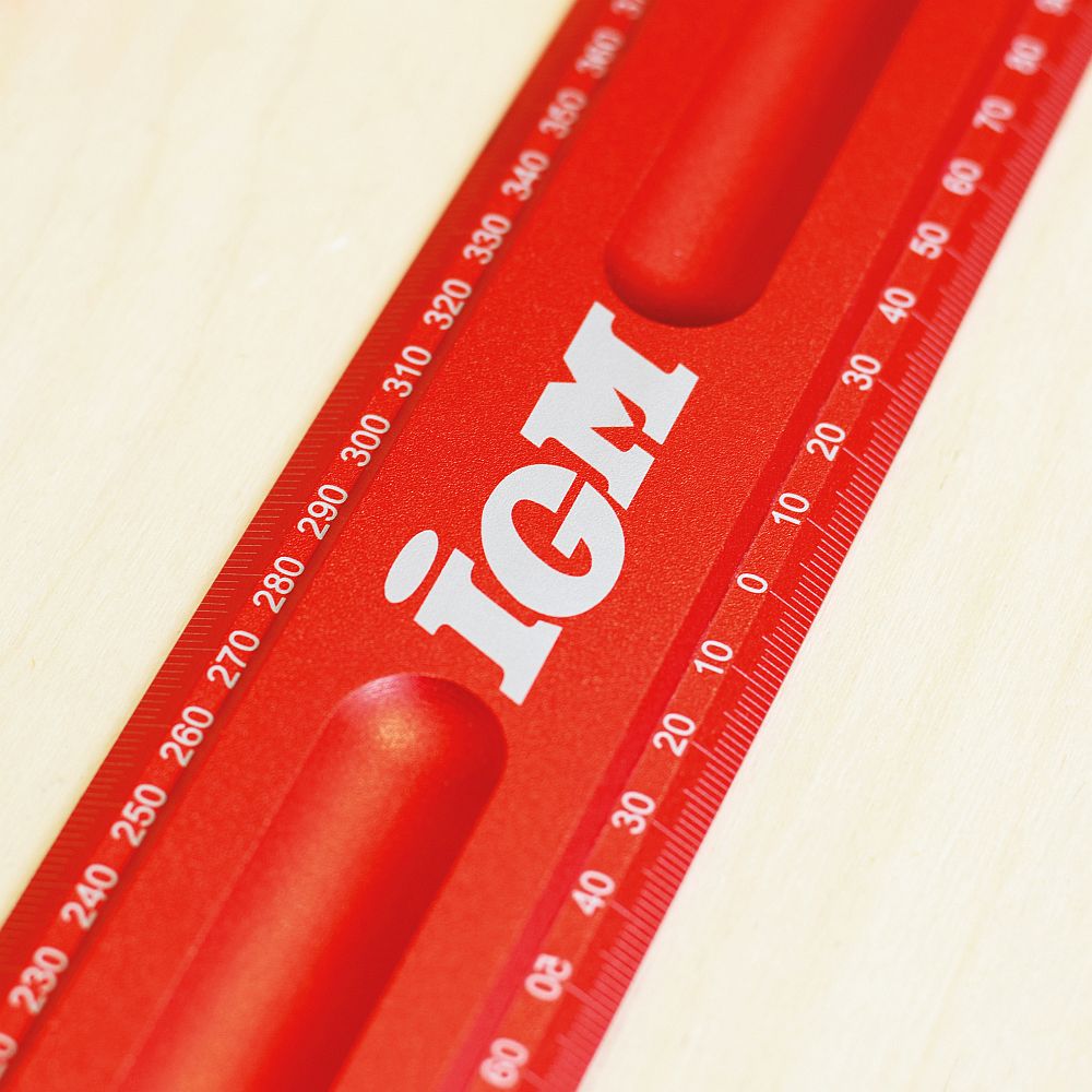 IGM Trearbeidsregel med krokanslag 600 mm - Bilde 4